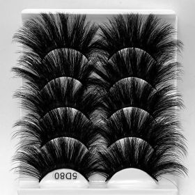 5 Pairs of Mink Eyelashes with Multiple lengthening and thickening false eyelashes (Series: 87)
